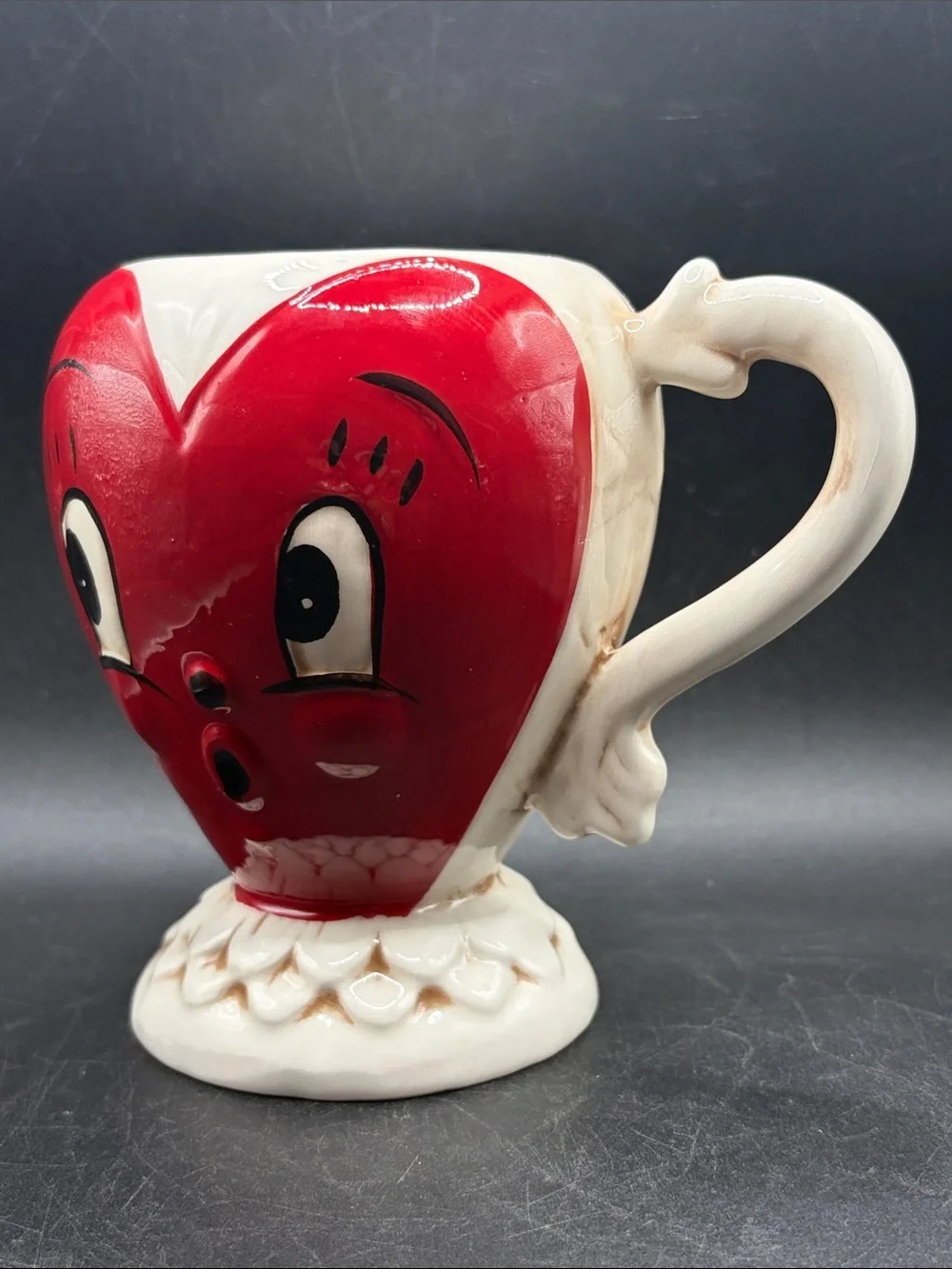 Johanna Parker Design Anthropomorphic Pop Art Heart Ceramic Mug Cup Kitchenware
